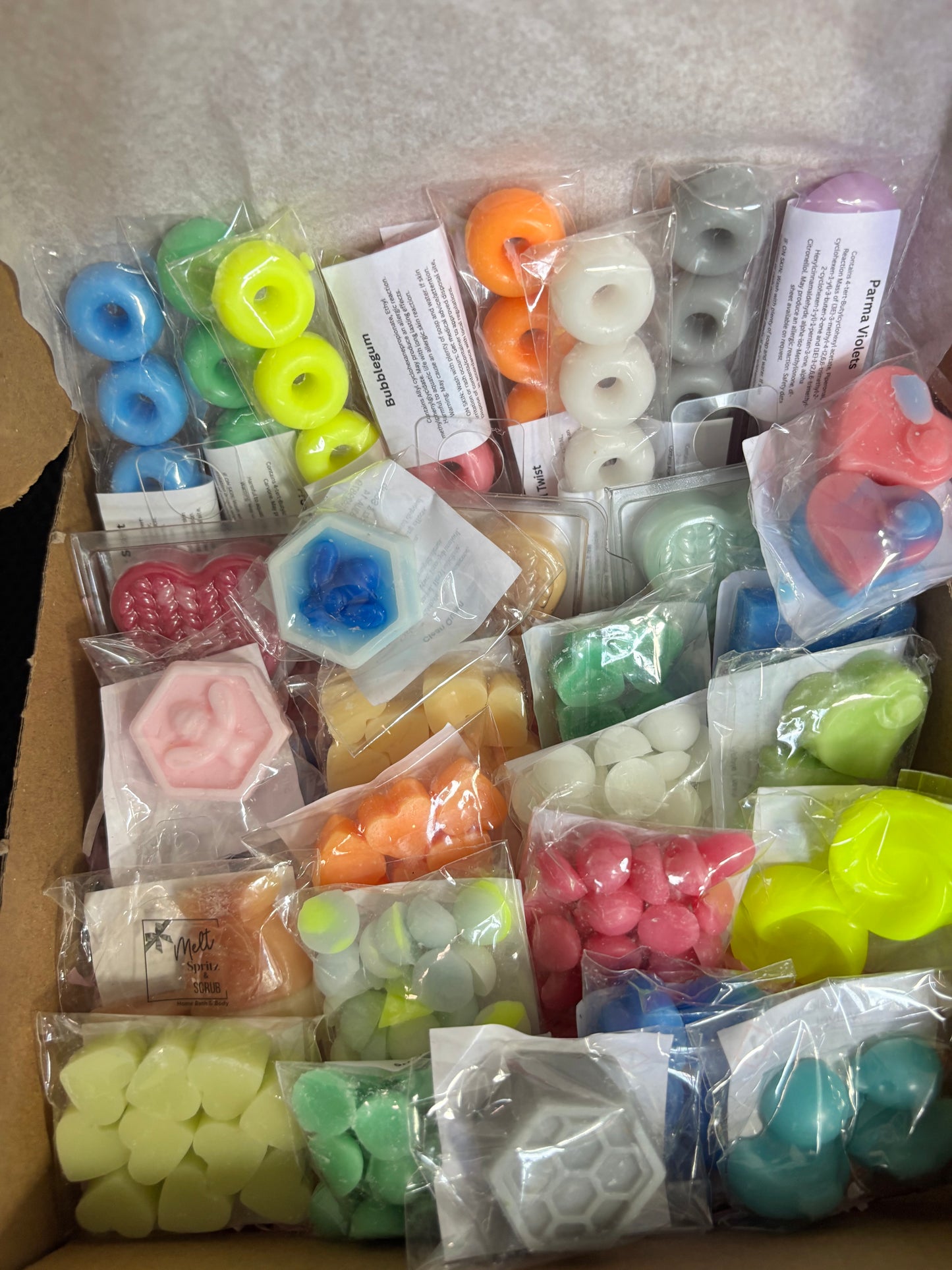 Wax Melt Sample Boxes