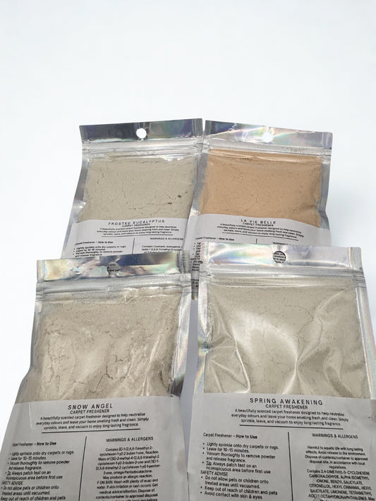 Carpet freshener sample pack 50g