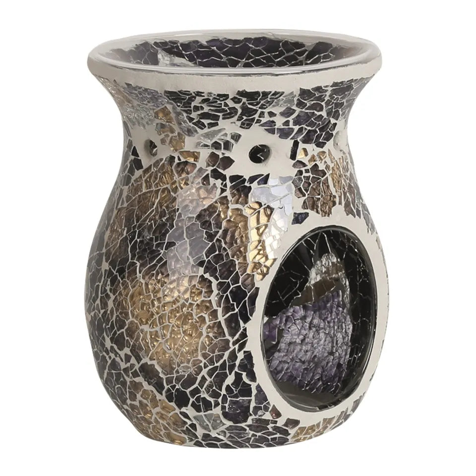 Aroma Wax Melter - Black & Gold Crackle